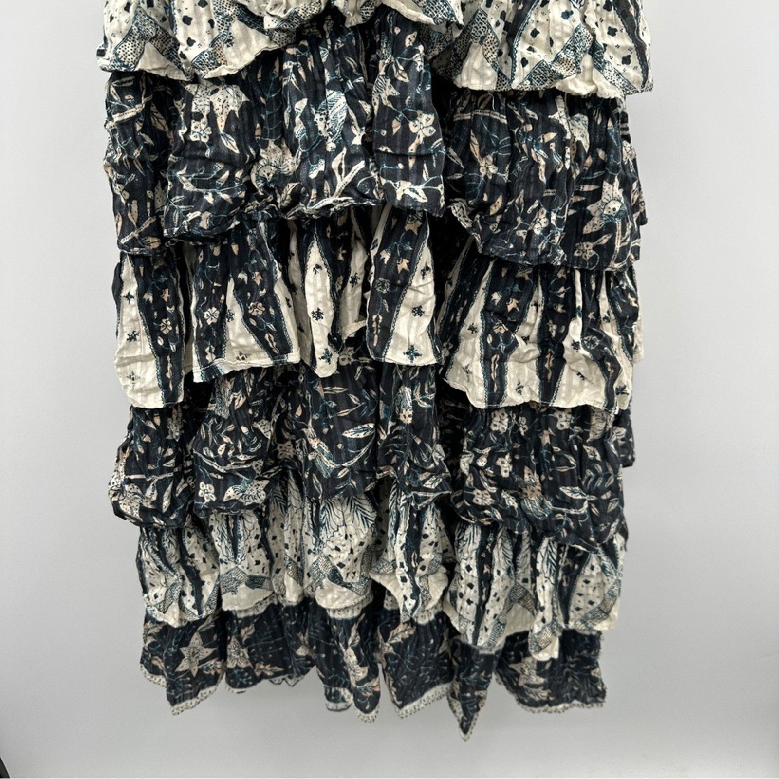 Ulla Johnson RTR Ulla Johnson Ariah Sleeveless Tiered Ruffle Midi Dress Size S / US 4 / IT 40 - 6 Thumbnail