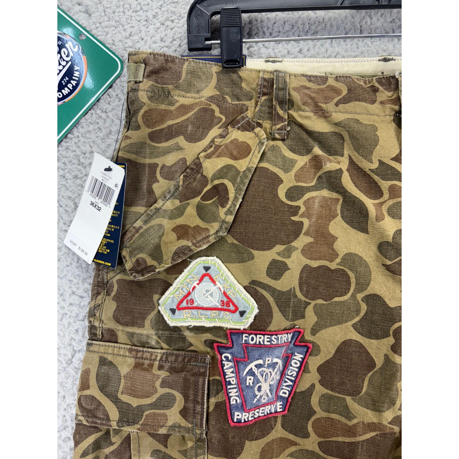 Ralph Lauren Ralph Lauren Polo Camo Utility Cargo Pants Mens 36 x 32 Club Size US 36 / EU 52 - 5 Thumbnail