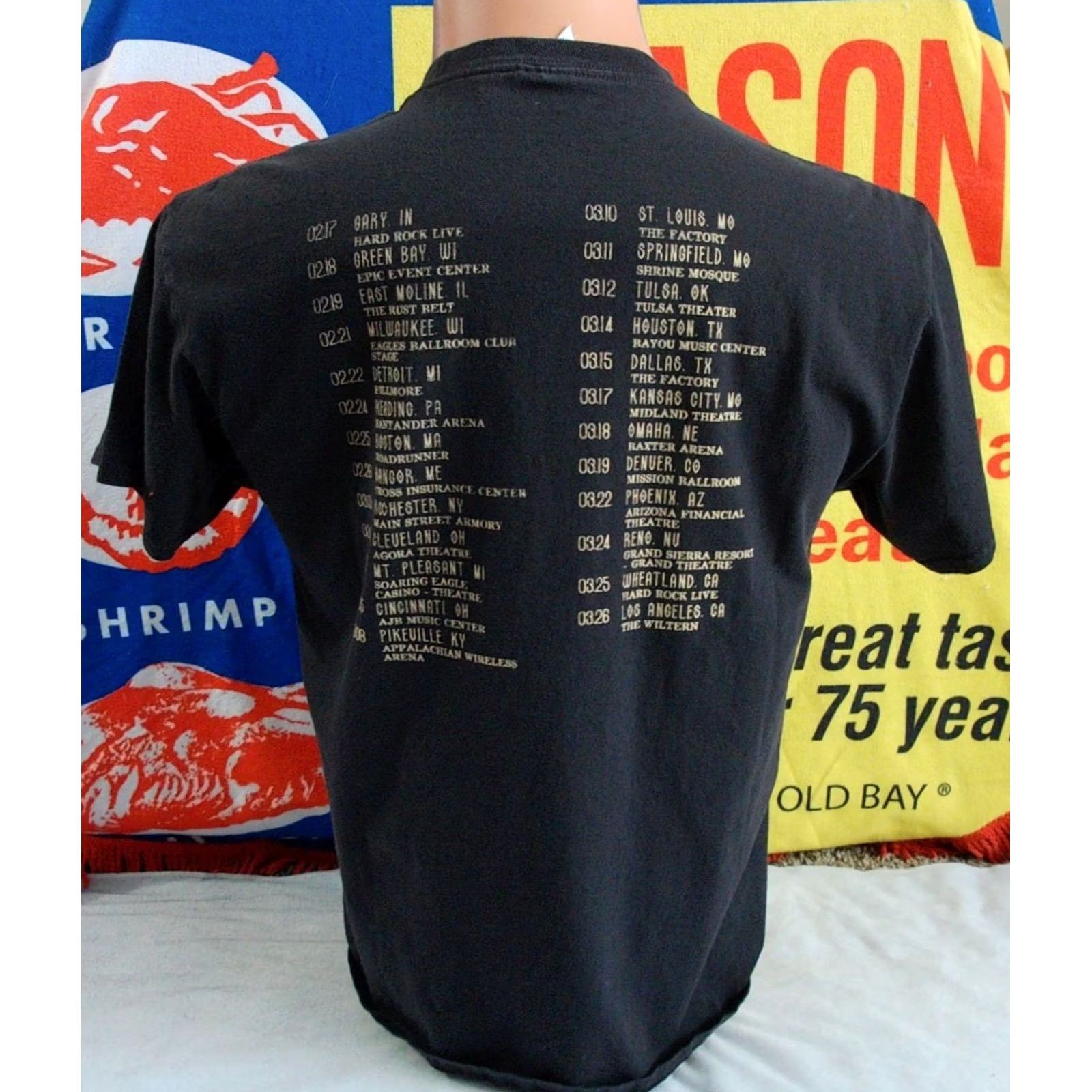 Port & Company VINTAGE Rock Resurrection Tour T-Shirt Mens Large Band Theory of a Deadman SKILLET Size US L / EU 52-54 / 3 - 5 Thumbnail