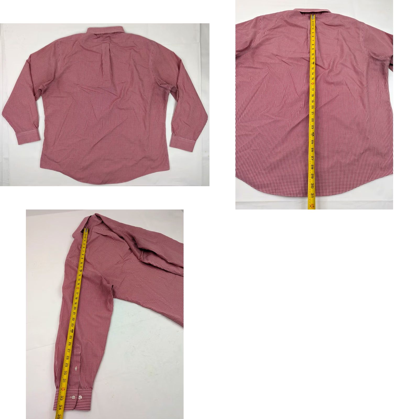 Brooks Brothers Brooks Brothers Regent Fit Button-Down Shirt Men 2XL Red & White Gingham Check Polo Shirt Size US XXL / EU 58 / 5 - 8 Thumbnail
