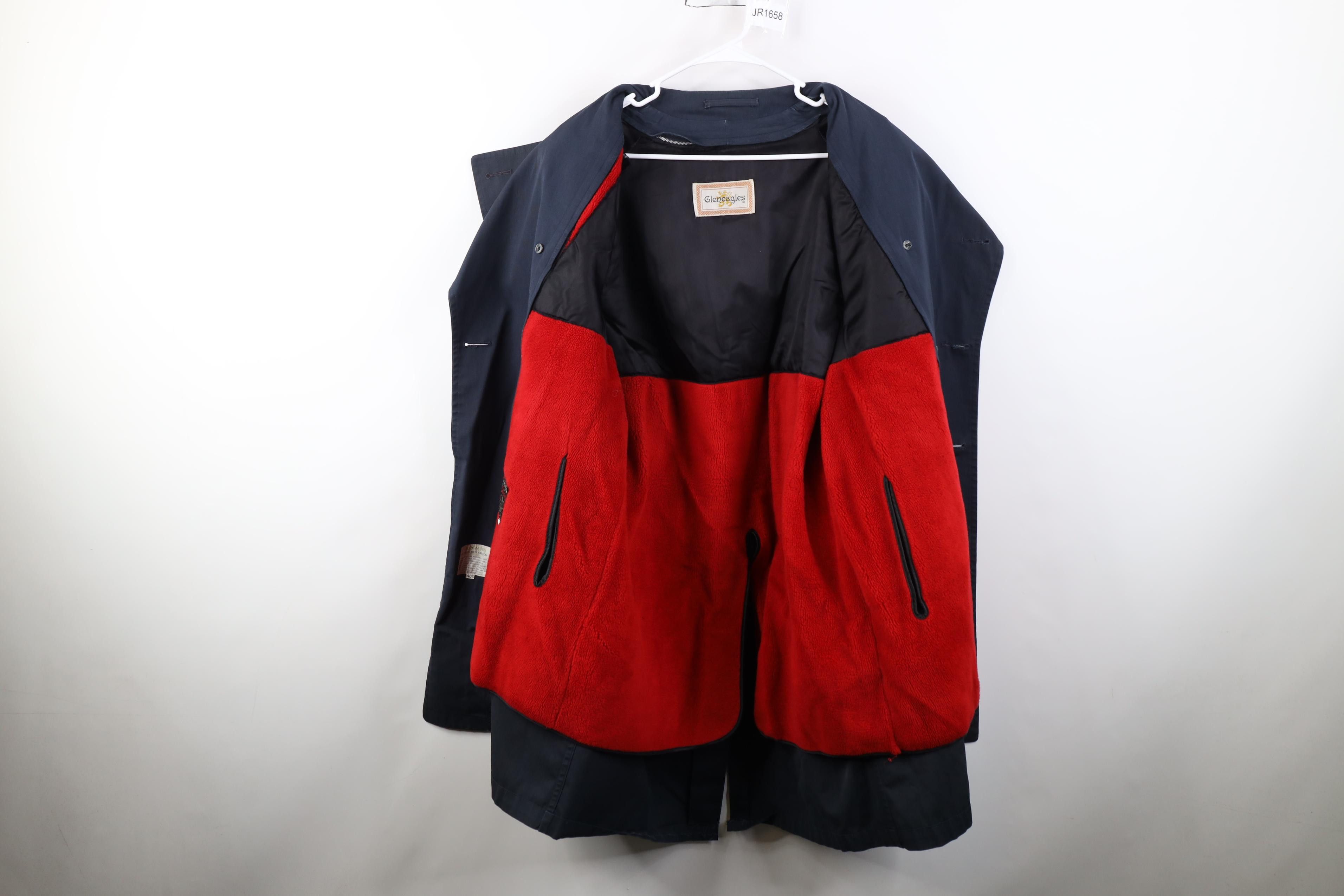 Vintage Vintage 60s Streetwear Lined Belted Trench Coat Rain Jacket Size US L / EU 52-54 / 3 - 11 Thumbnail