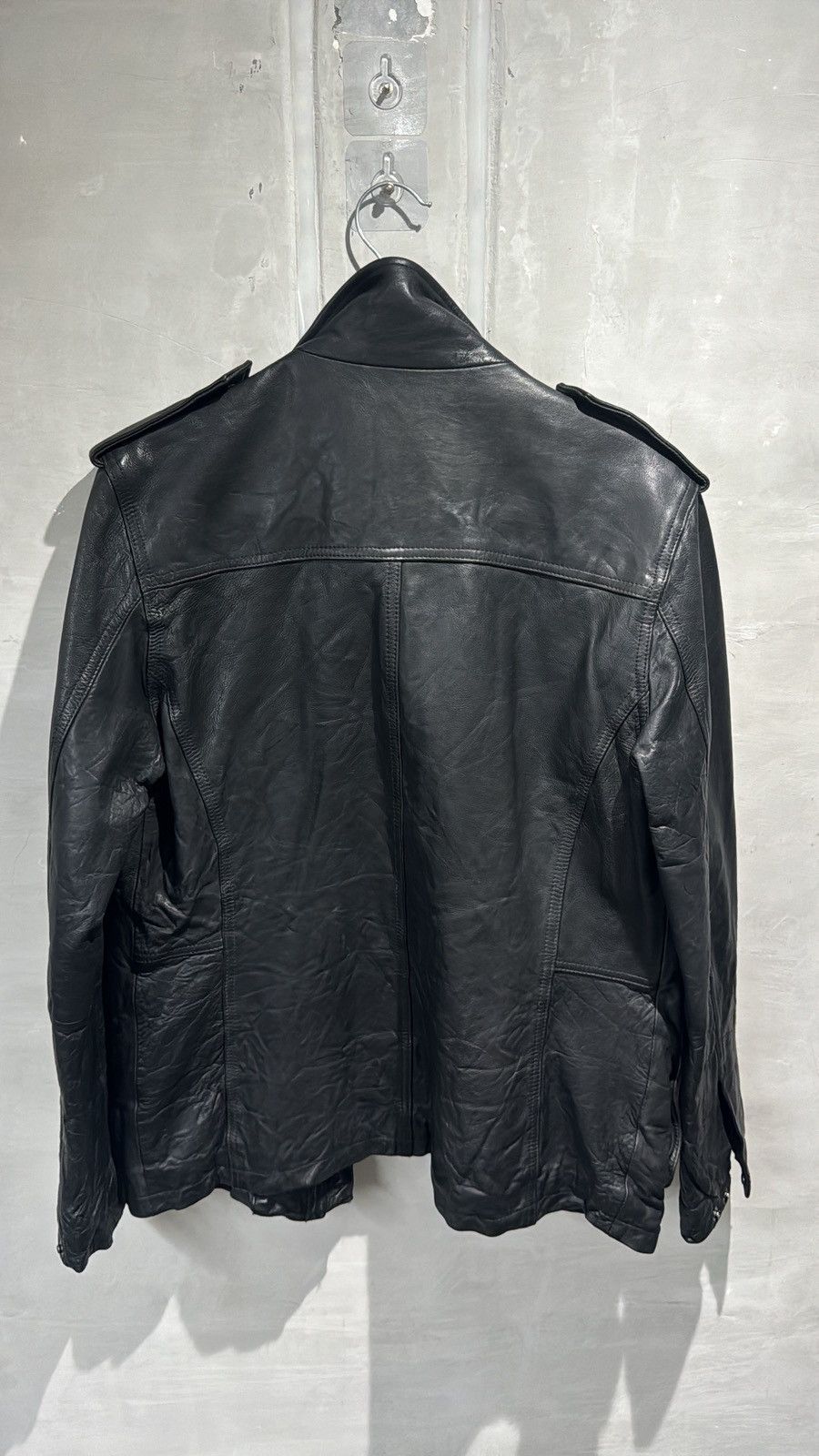 Japanese Brand Attack The Mind 7 Tactical Oxhide Leather Jacket Size US L / EU 52-54 / 3 - 17 Thumbnail