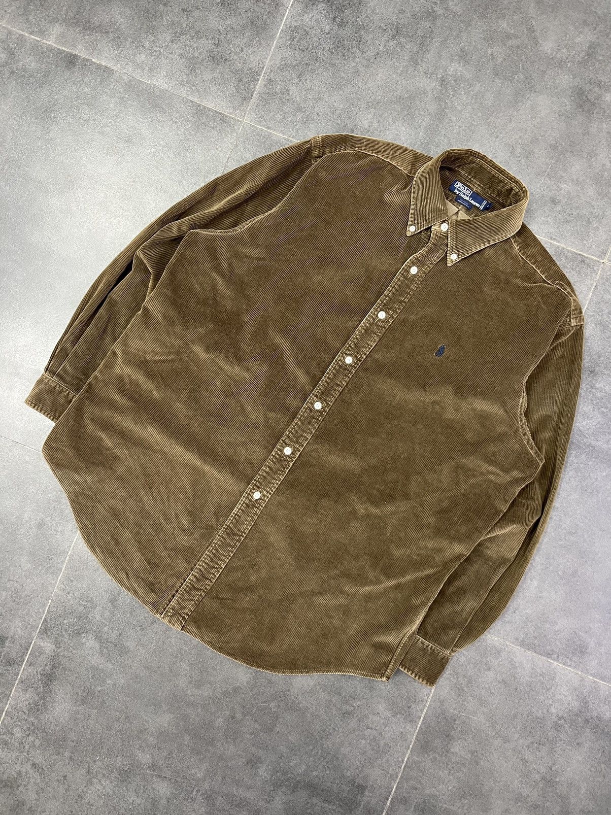 Polo Ralph Lauren Vintage Ralph Lauren Polo Corduroy Shirt XL Size US XL / EU 56 / 4 - 3 Thumbnail