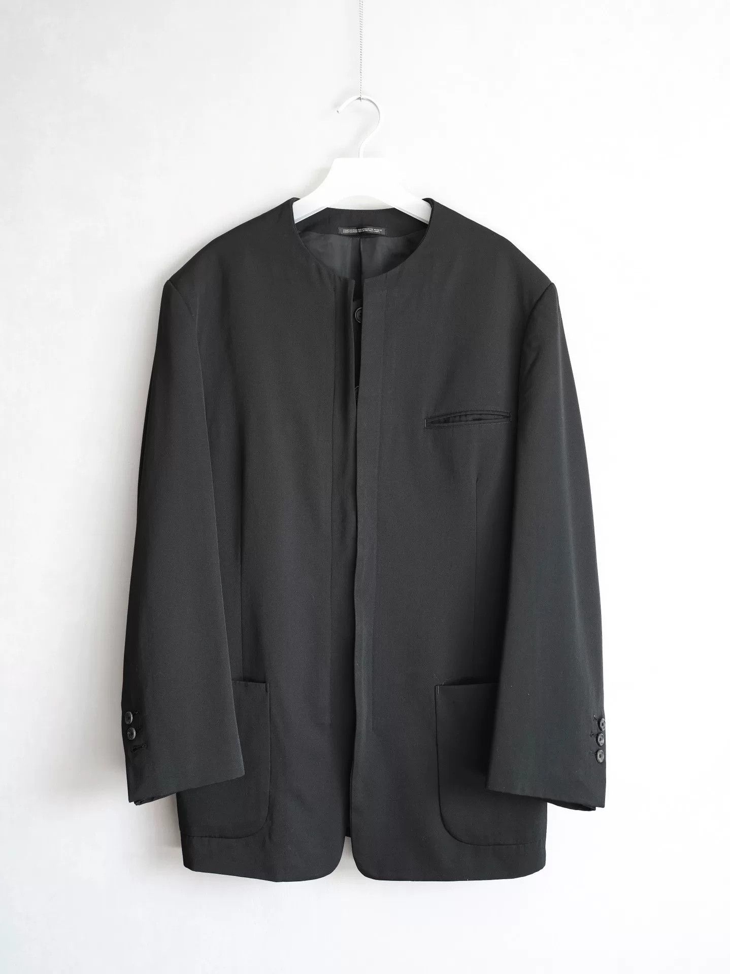 Yohji Yamamoto yohji yamamoto black double-layered coat Size US S / EU 44-46 / 1 - 1 Thumbnail