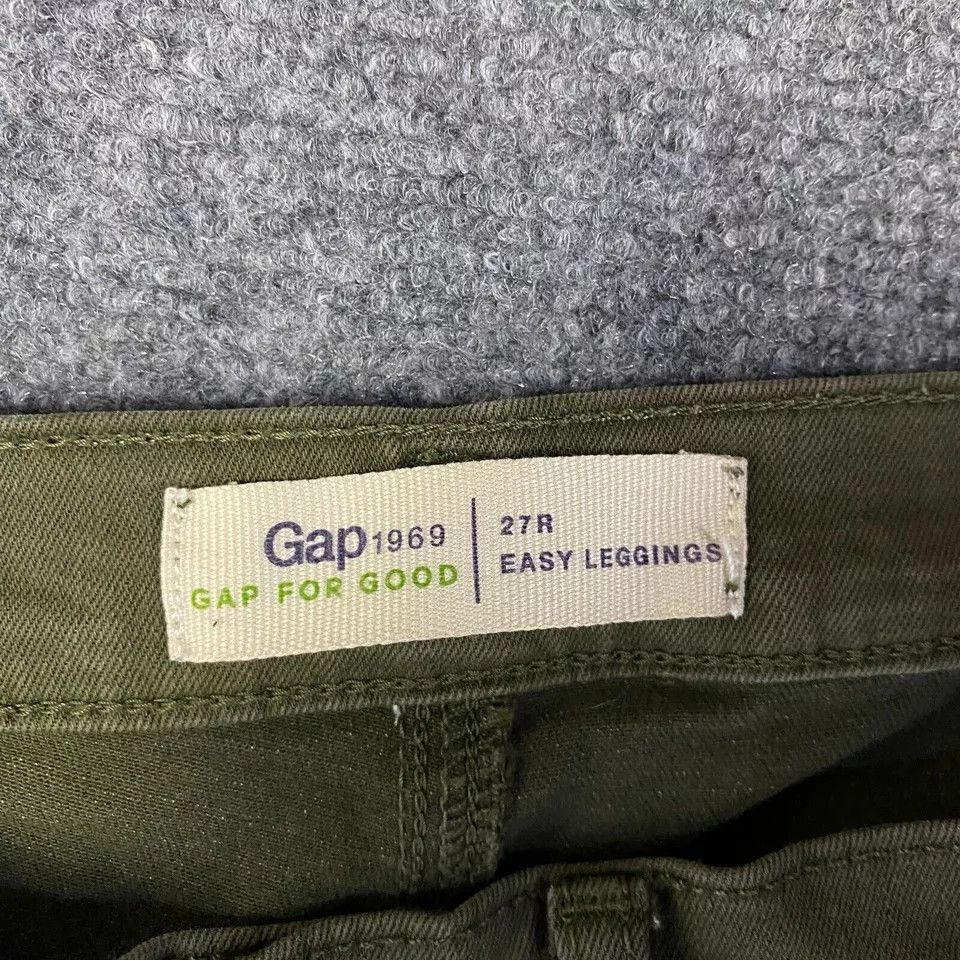 Gap Gap 1969 Jeans Women's Size 27R Easy Legging Denim Green Size 27" / US 4 / IT 40 - 6 Thumbnail