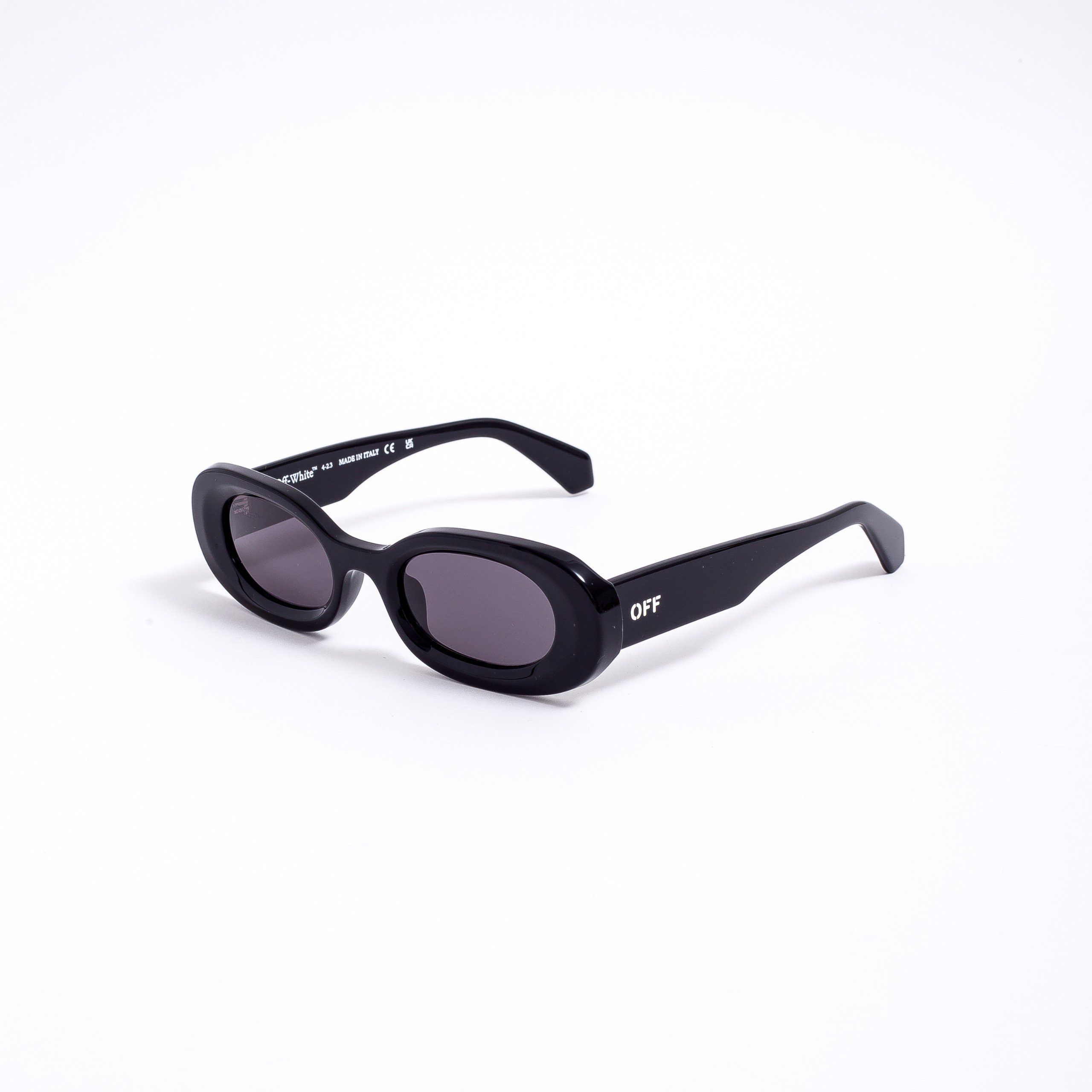 Off-White OFF WHITE Amalfi Oval-Frame Sunglasses BLACK Size ONE SIZE - 1 Thumbnail