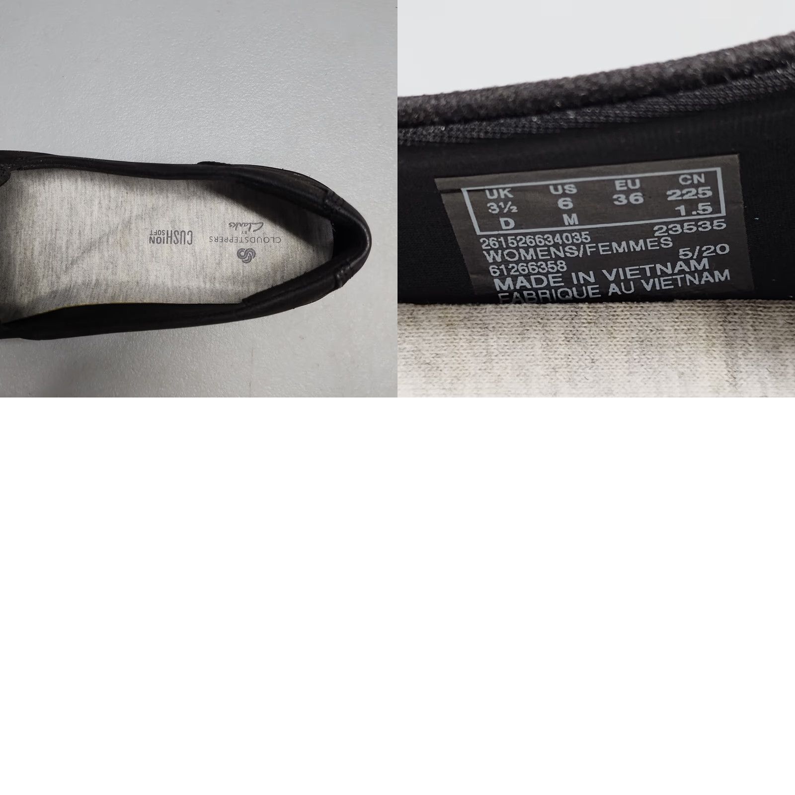 Clarks Clarks Cloudsteppers Ayla River Loafers Women 6M Black Snake Print Slip On Flat Shoes Women Size 6 Size US 6 / IT 36 - 9 Thumbnail