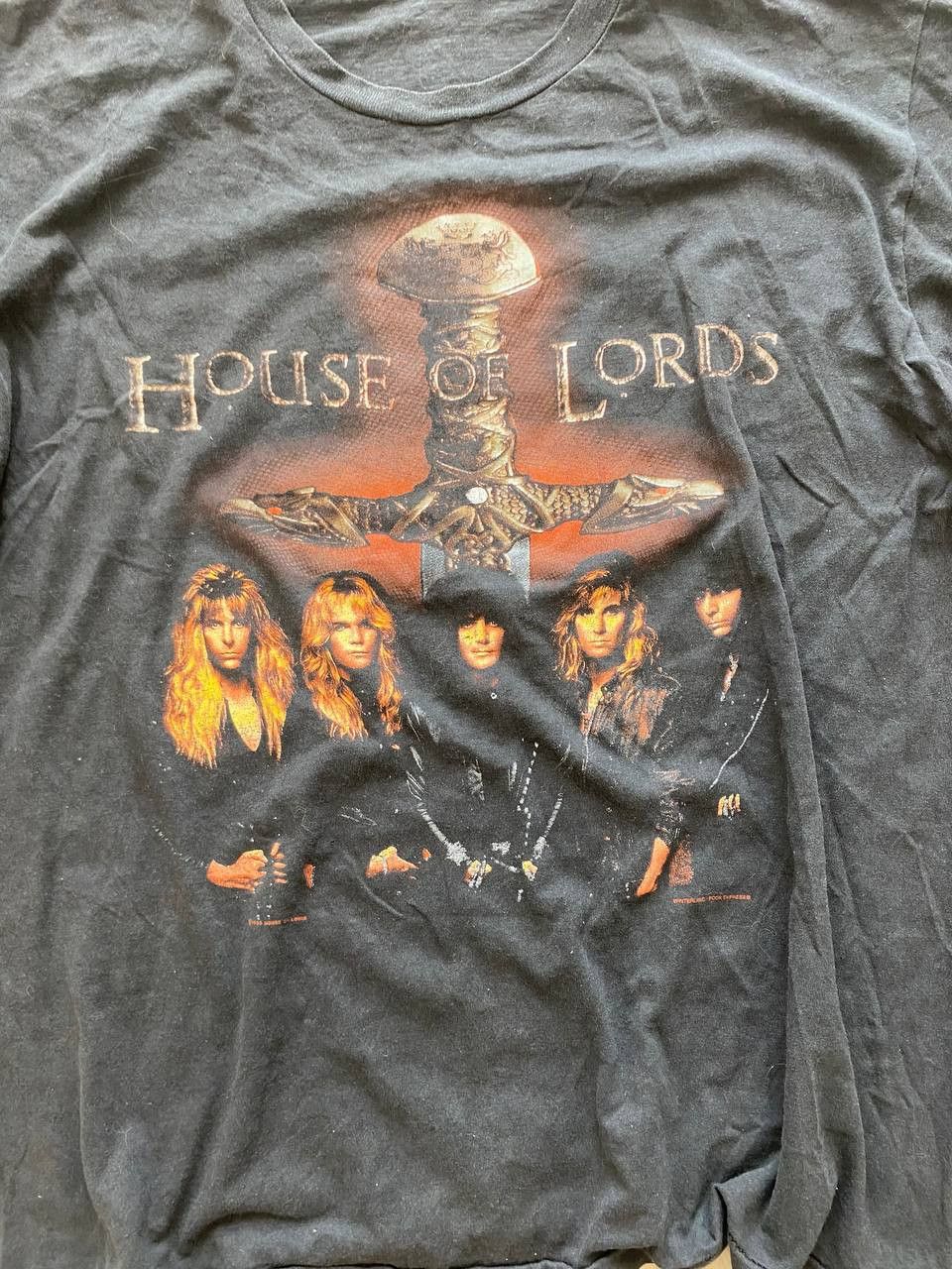 Other House of Lords vintage rock t-shirt 1990 metal merch Size US L / EU 52-54 / 3 - 3 Thumbnail