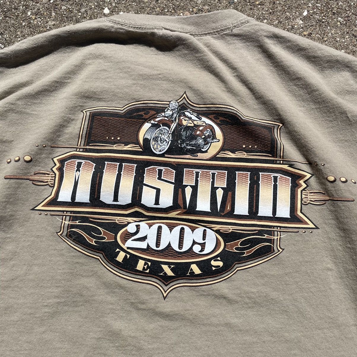 Fruit Of The Loom Vintage 2009 Austin Bike Rally Fruit Of The Loom Tee L Size US L / EU 52-54 / 3 - 4 Thumbnail