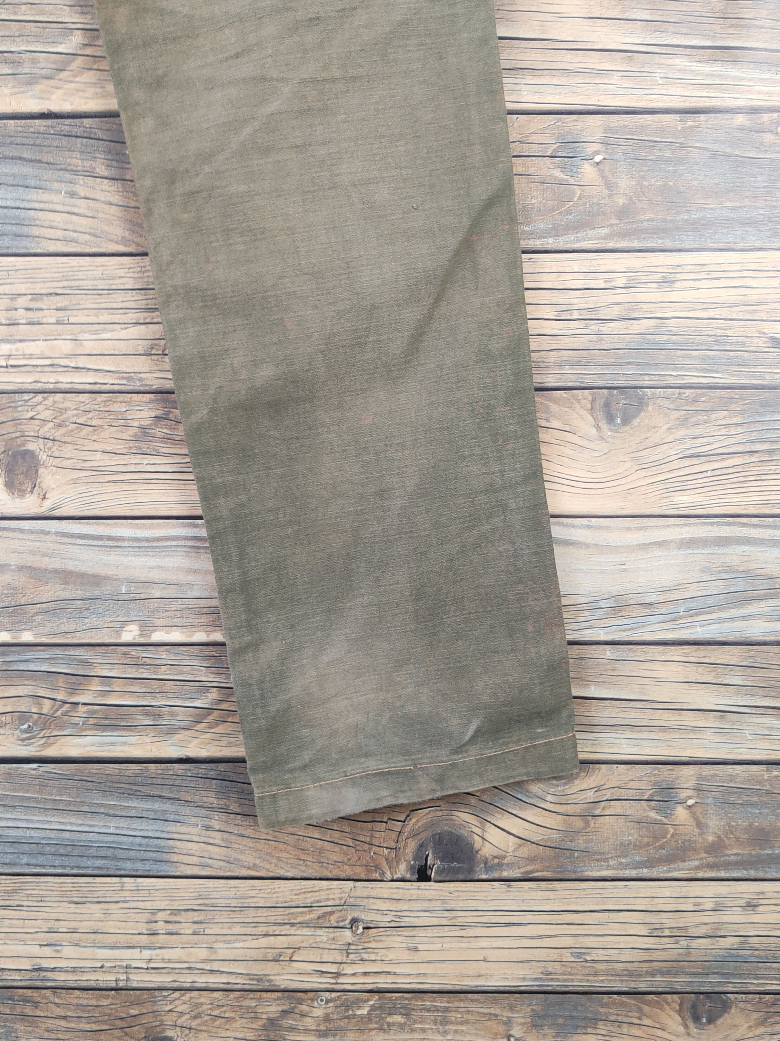 Johnbull DL Johnbull Olive Faded Multipocket Cargo Pants #46-055 Size US 29 - 11 Thumbnail
