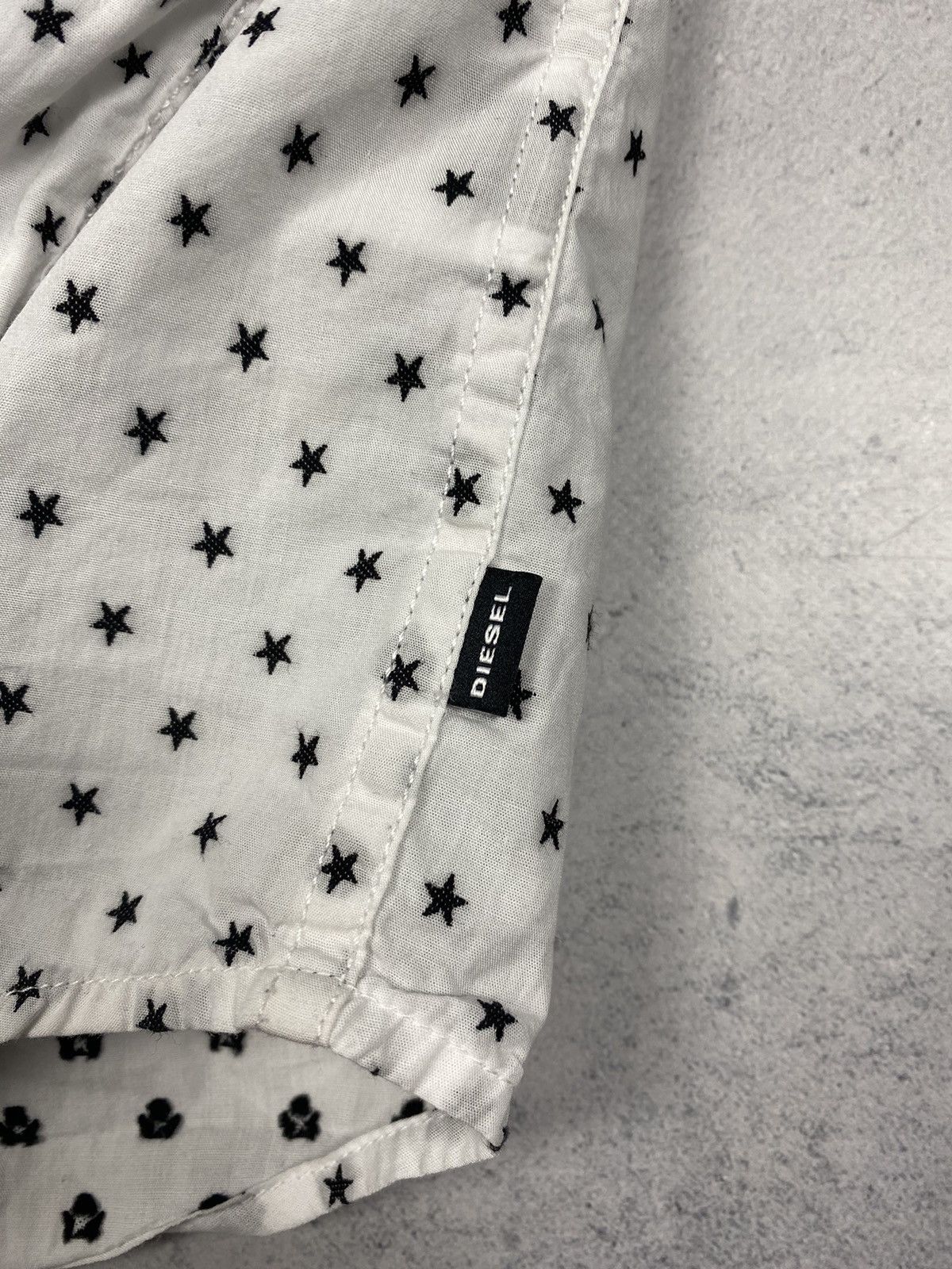 Diesel Diesel Star Monogram Print Button Up Long Sleeve Shirt Mens Size US XL / EU 56 / 4 - 5 Thumbnail