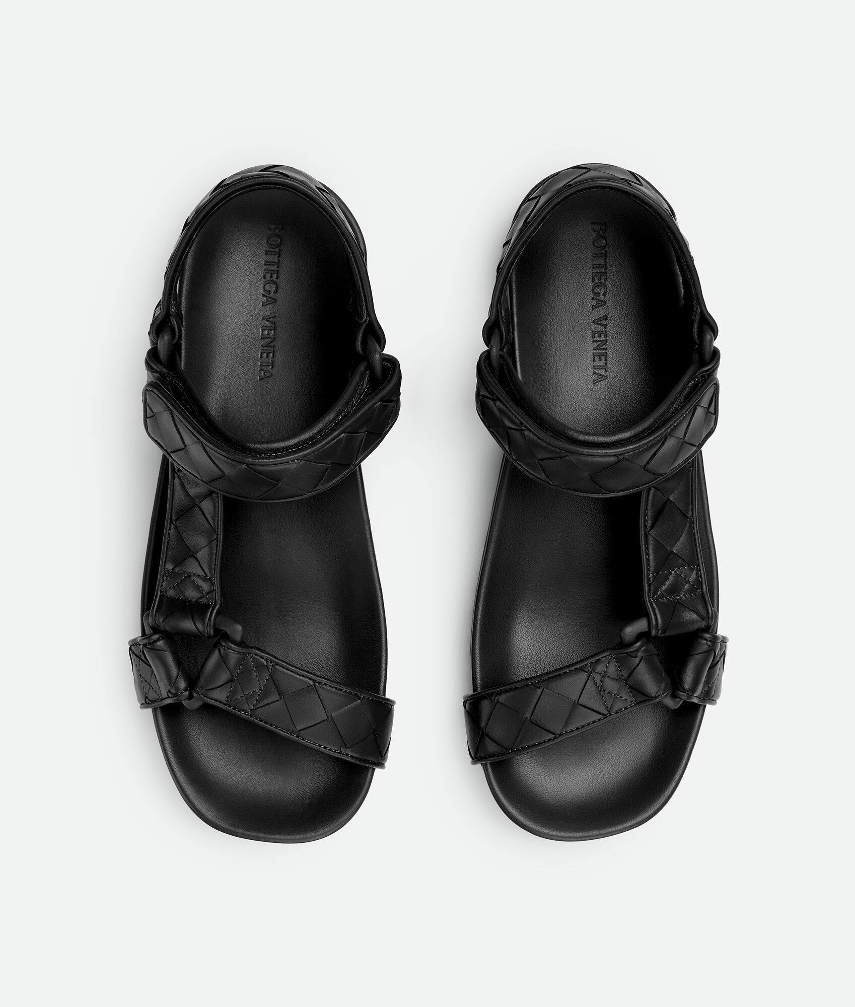 Bottega Veneta o1w1db10825 Trip Sandals in Black Size US 9 / EU 42 - 4 Thumbnail