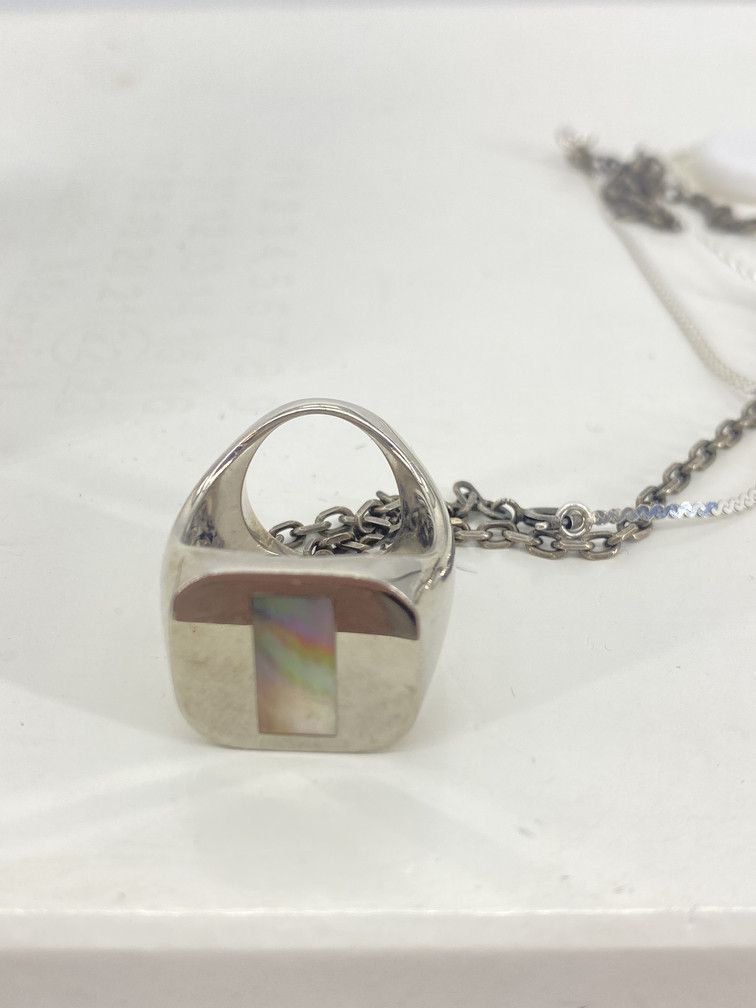 Maison Margiela Ring Pendant Necklace Size ONE SIZE - 1 Thumbnail