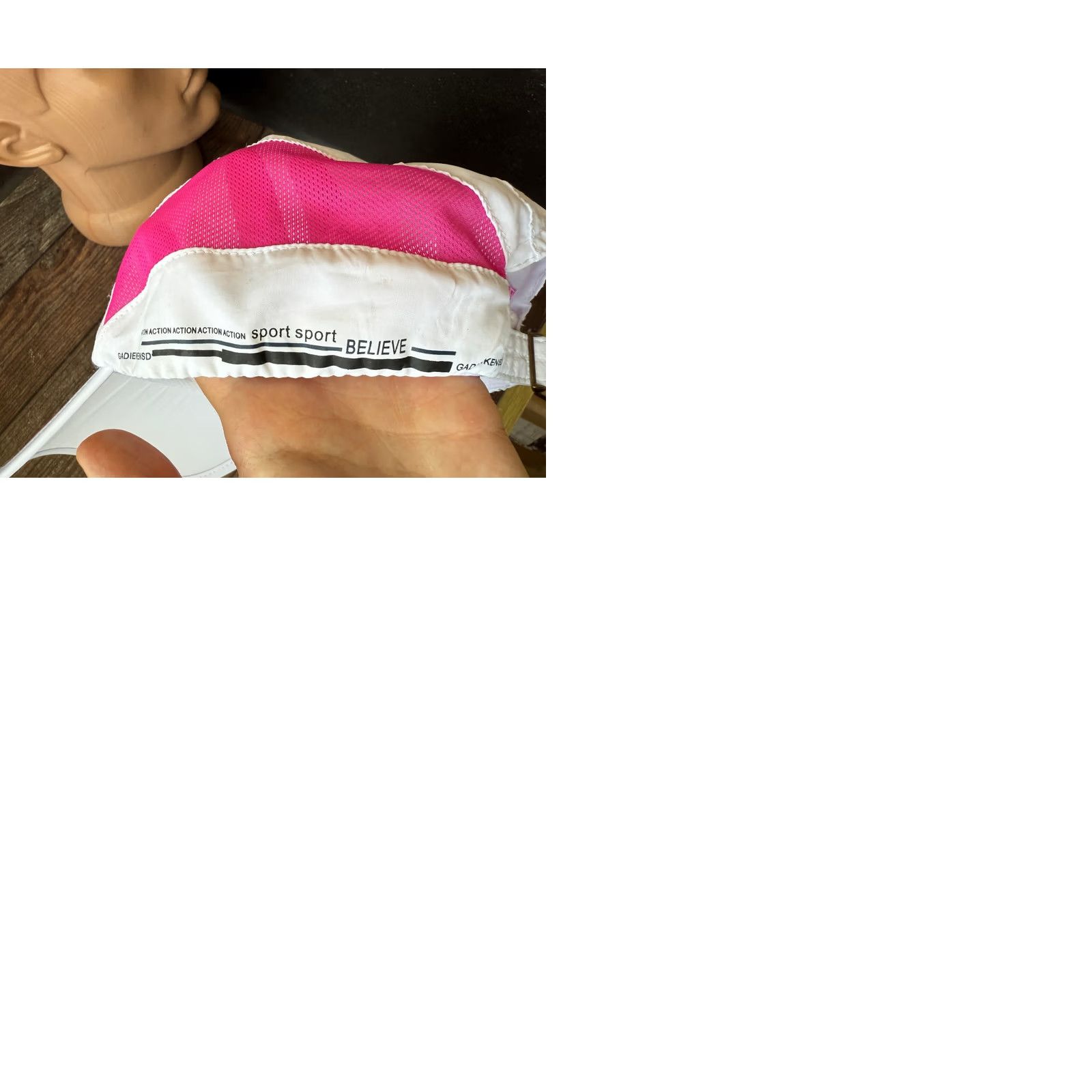 Pinko GADIEMKENSD Hat Cap Womens White Pink Adjustable Strap Breathable Sport Baseball Cap Size ONE SIZE - 10 Thumbnail