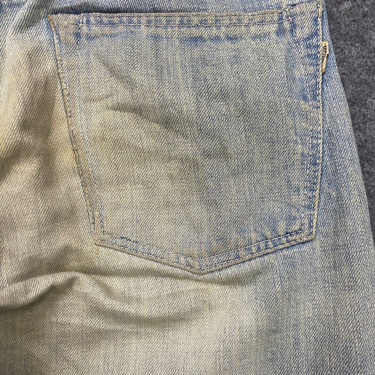 OMNIGOD 💥Best Offer💥Vintage Omigod Selvegde Distressed Denim Size US 33 - 12 Thumbnail