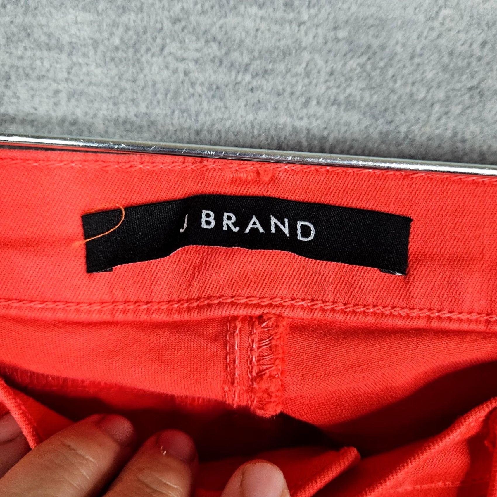 J Brand J.Brand DARK Coral Photo Ready Skinny Crop Low-Rise Slimming Jeans Size 27 NWOT Women Jeans Slimming Dark Coral 27 Womens Size 27" / US 4 / IT 40 - 5 Thumbnail