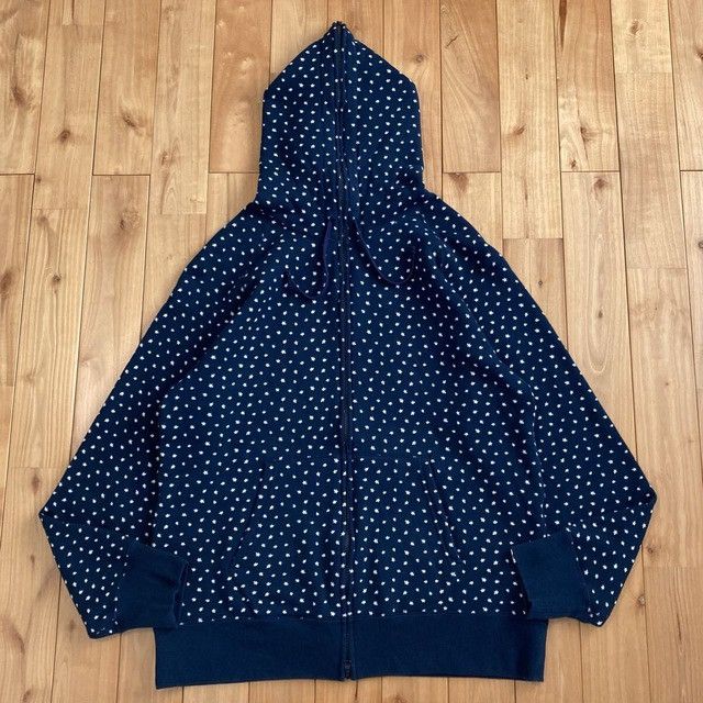 Bape BAPE Sta Full Zip Hoodie Navy a bathing ape star NIGO Size US XL / EU 56 / 4 - 2 Thumbnail