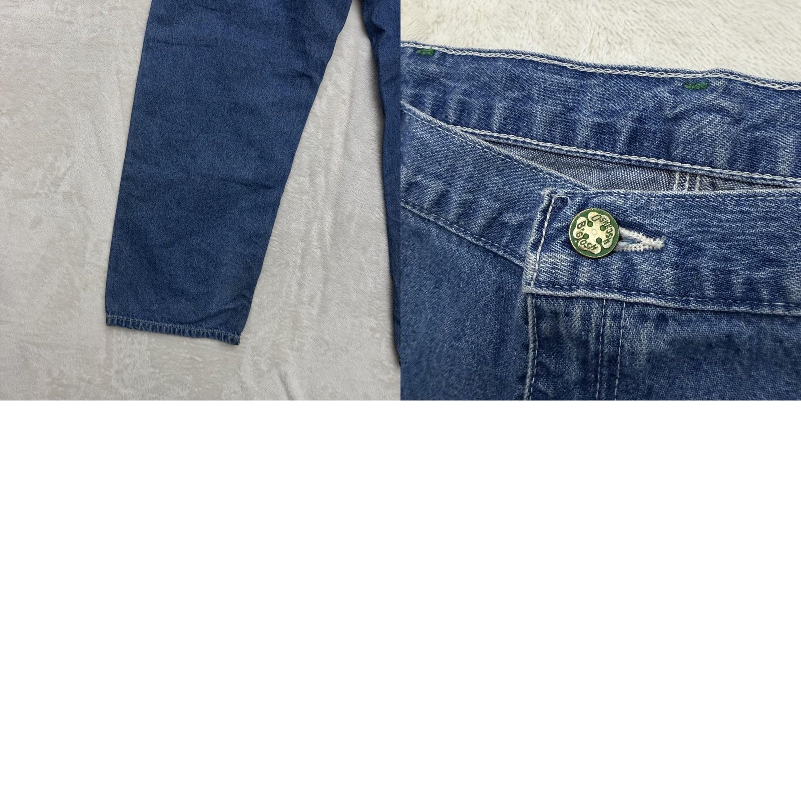 Vintage VINTAGE OshKosh B'gosh Carpenter Jeans Mens 32x30 Blue Denim Relaxed Straight Workwear Jeans Mens 32 Blue Denim Relaxed Straight Workwear Size US 32 / EU 48 - 9 Thumbnail