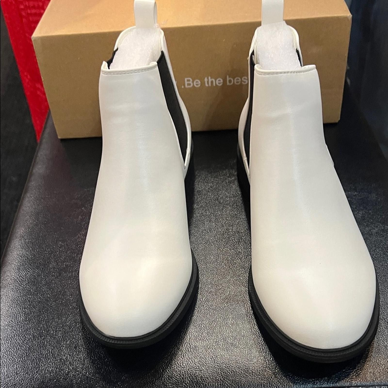 Other Elegant White Ankle Boots Size US 8.5 / IT 38.5 - 3 Thumbnail