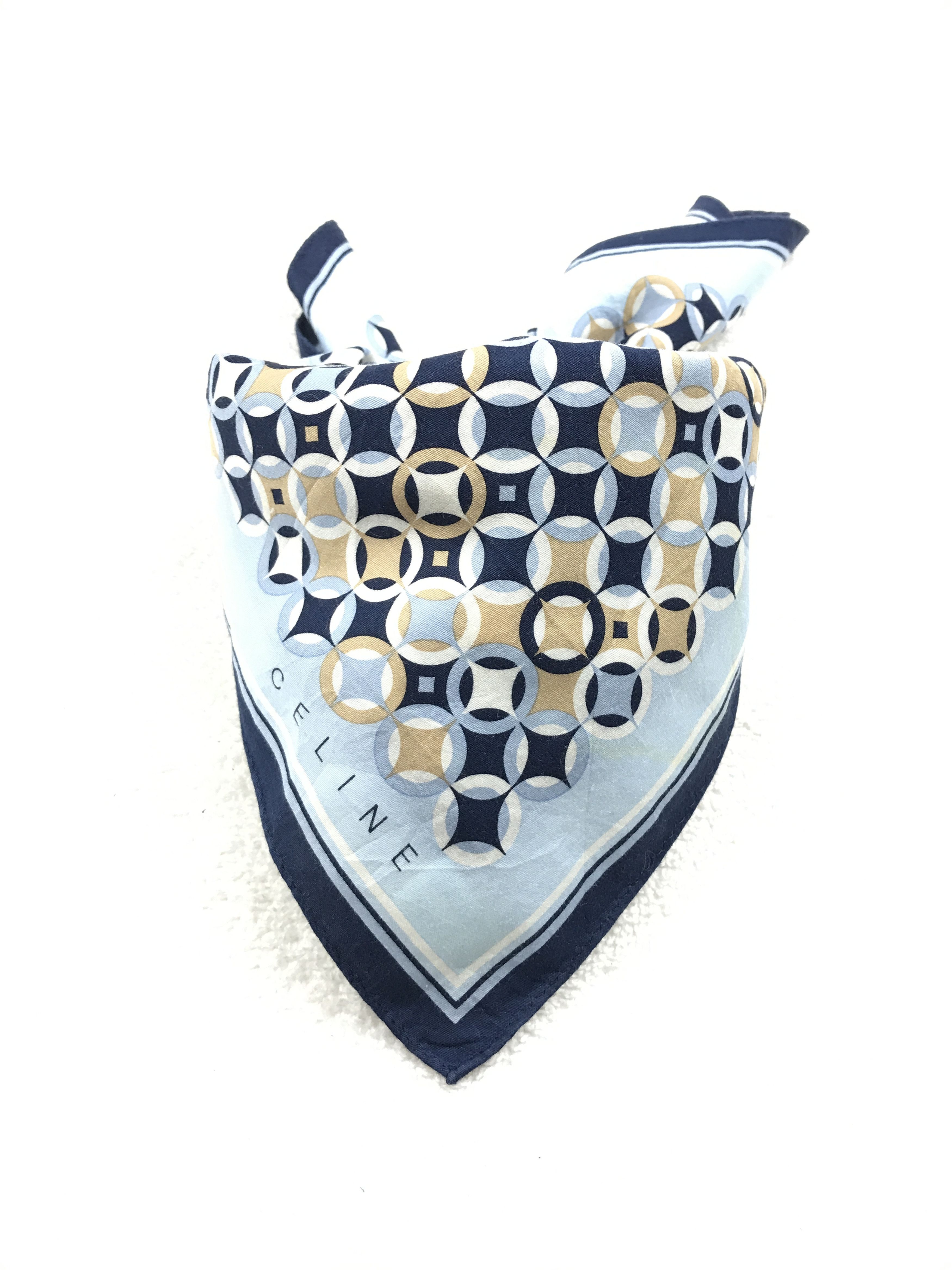 Celine × Vintage Vintage Celine Bandana Neckerchief Handkerchief Size ONE SIZE - 3 Thumbnail