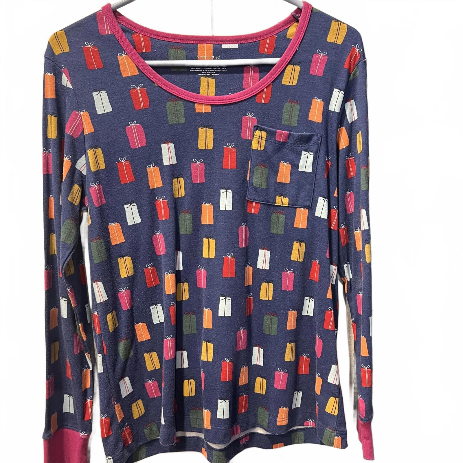 Other Sleep Sense Women's Long Sleeve Pajama Top, Medium Size ONE SIZE - 1 Thumbnail