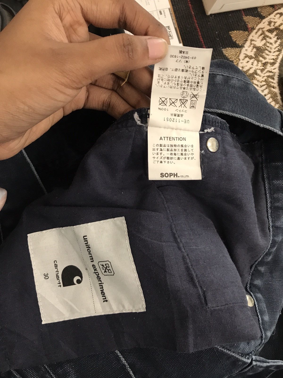 Carhartt Rare Vintage Carhartt carpenter denim Size US 34 / EU 50 - 10 Thumbnail
