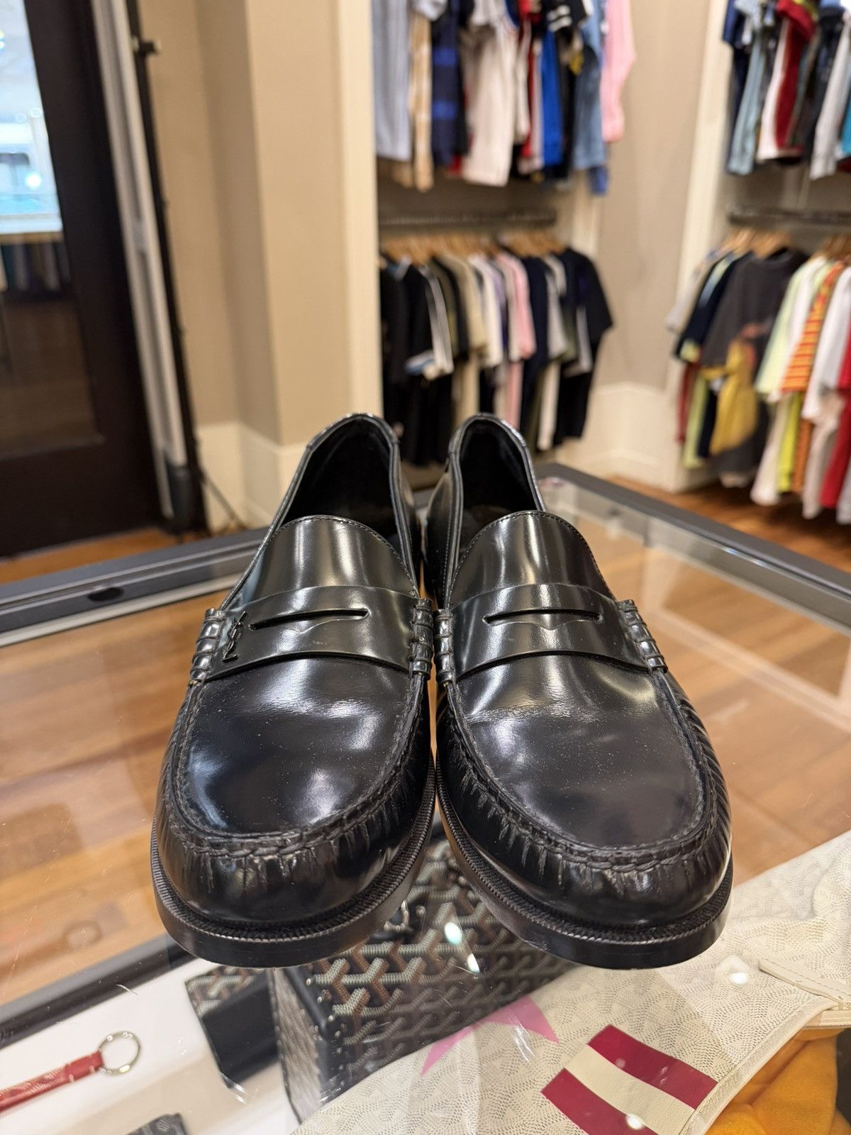 Saint Laurent Paris Saint Laurent LE Leather Loafer Size US 12 / EU 45 - 5 Thumbnail