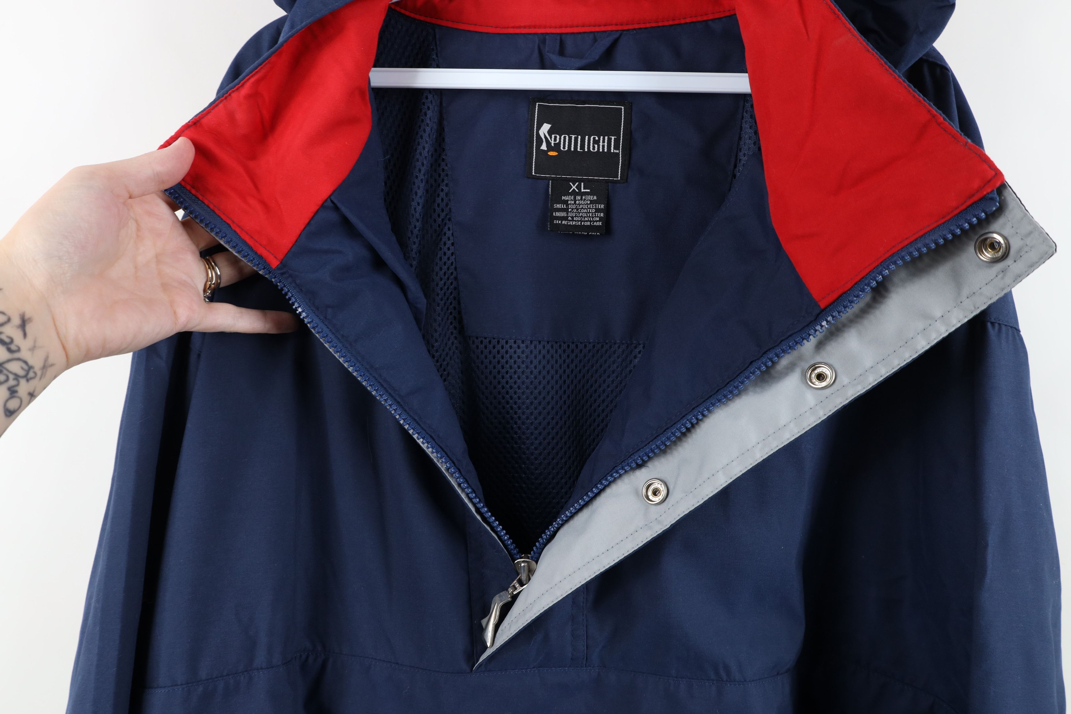 Vintage Deadstock Vintage 90s Streetwear Microfiber Anorak Jacket Size US XL / EU 56 / 4 - 10 Thumbnail