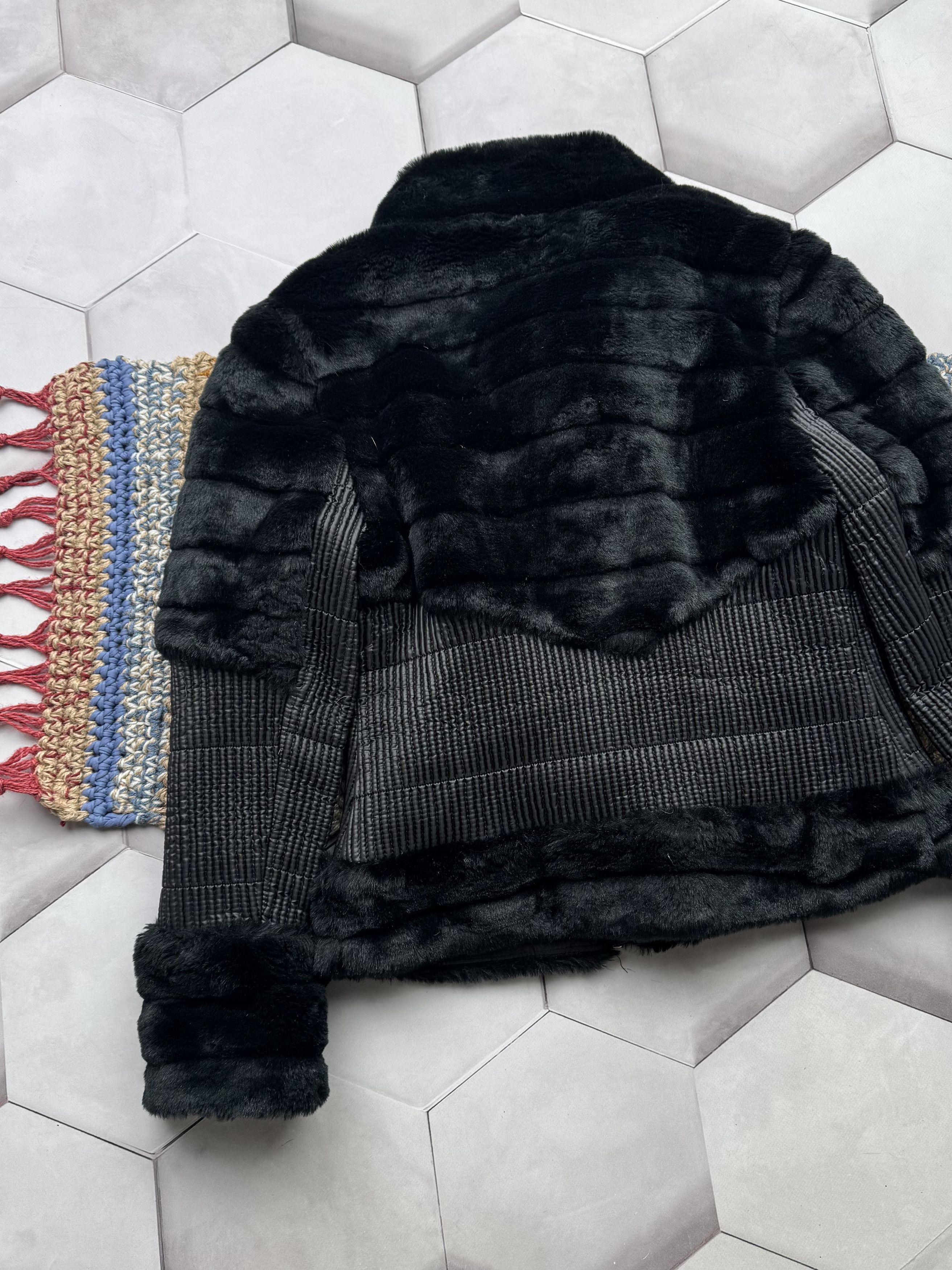 Japanese Brand Vintage Cropped Faux Fur Jacket Size M / US 6-8 / IT 42-44 - 8 Thumbnail