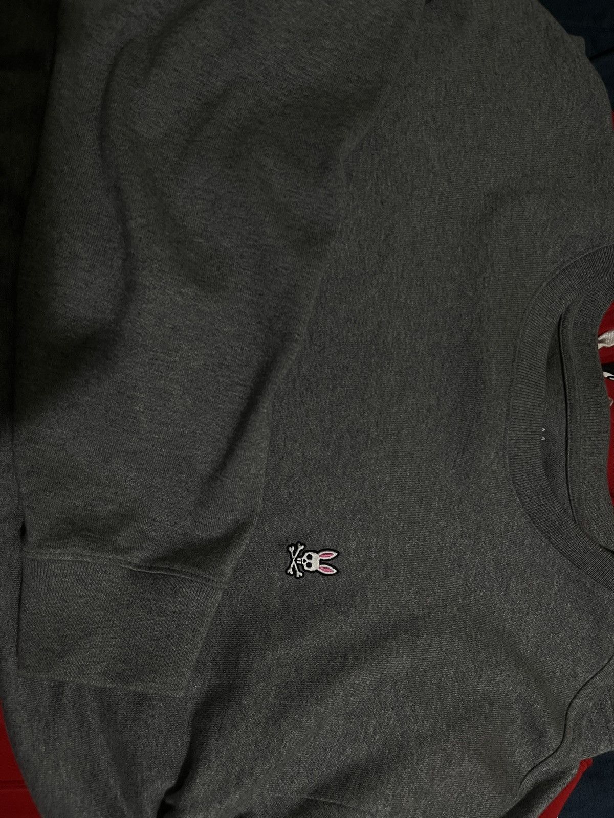 Psycho Bunny Grey Sweatshirt Carson Wool