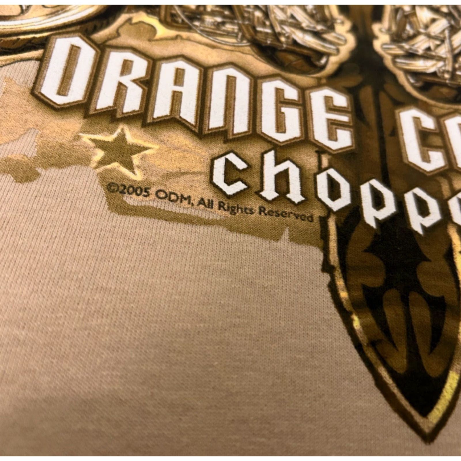 Vintage VINTAGE Orange County Choppers Sturgis Biker VTG Shirt Mens XXL NWT 2005 Beige 90s 2000s Choppers T-Shirt West Coast Choppers Mens {} Size US XXL / EU 58 / 5 - 4 Thumbnail
