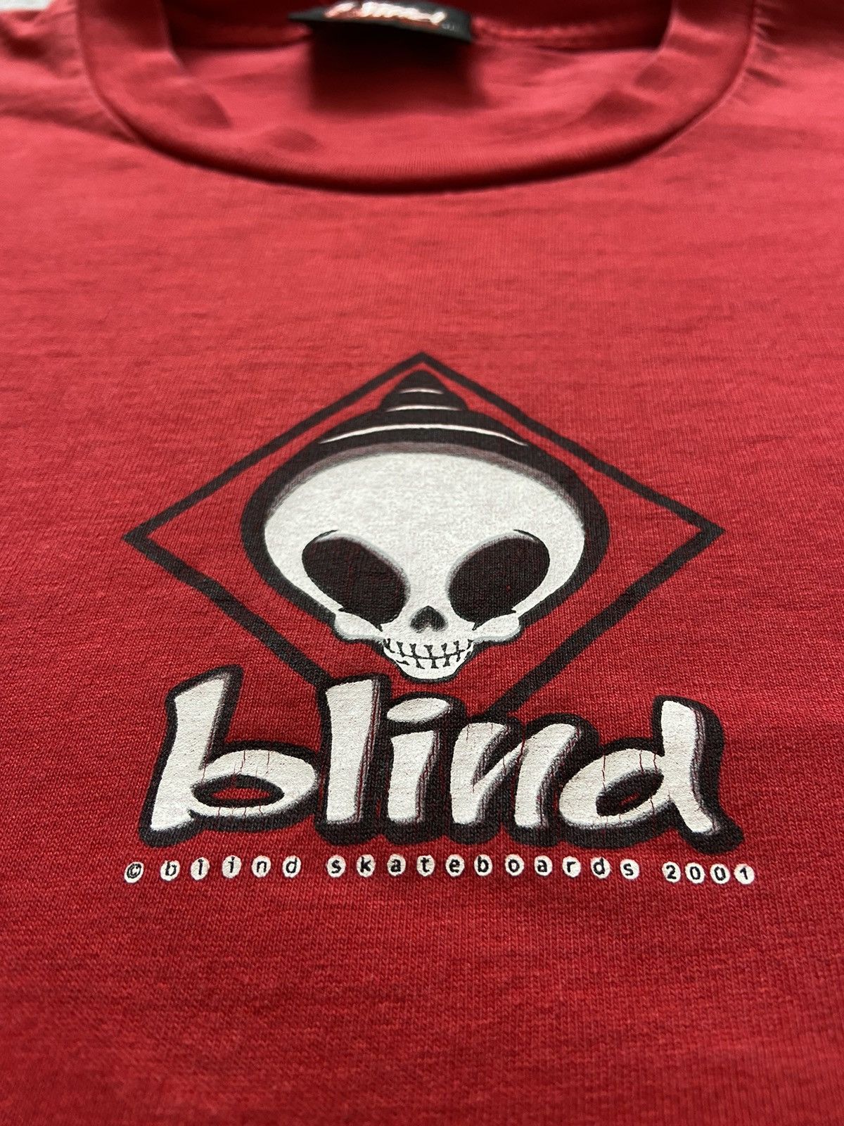Blind Skateboards Vintage 00s Made in USA Blind Skateboards Tee Rare Size US L / EU 52-54 / 3 - 3 Thumbnail