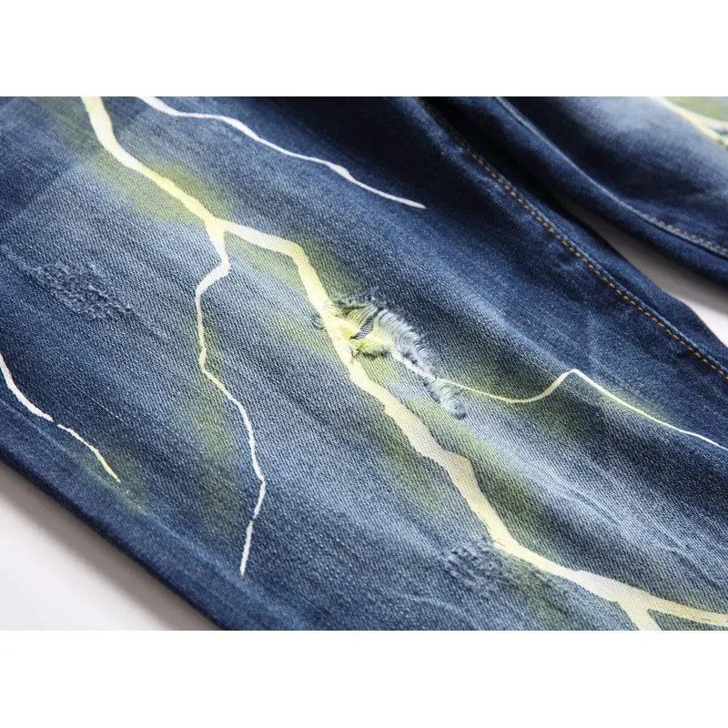 Japanese Brand × Jean Retro loose high street ripped jeans Size US 32 / EU 48 - 3 Thumbnail