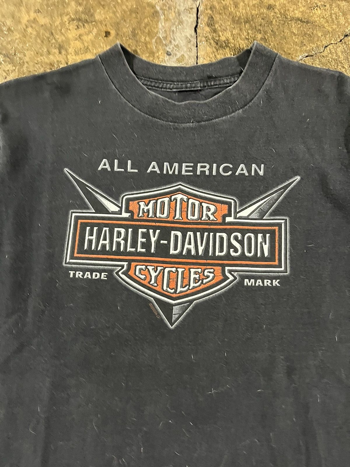 Harley Davidson × Vintage Crazy Vintage 90s Harley Davidson Biker Grunge Logo Tee Size US M / EU 48-50 / 2 - 4 Thumbnail