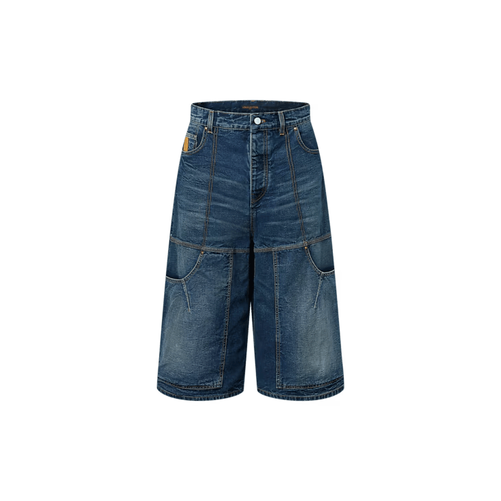 Louis Vuitton Denim Workwear Shorts Size US 30 / EU 46 - 1 Preview