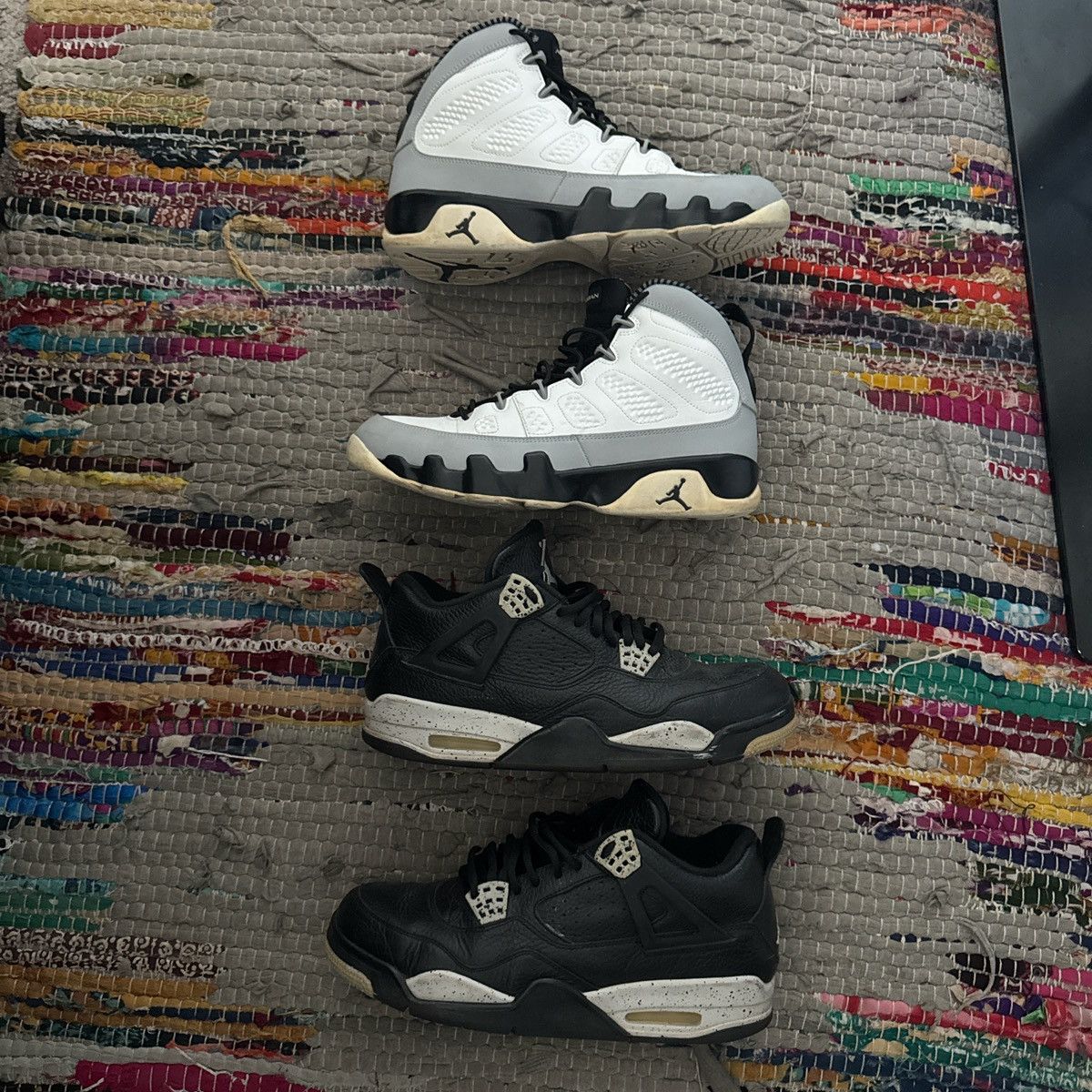 Jordan Brand Air Jordan 9 ‘Barons’ 2014 + Air Jordan 4 ‘Oreo’ 2015 Bundle Size US 10.5 / EU 43-44 - 9 Thumbnail