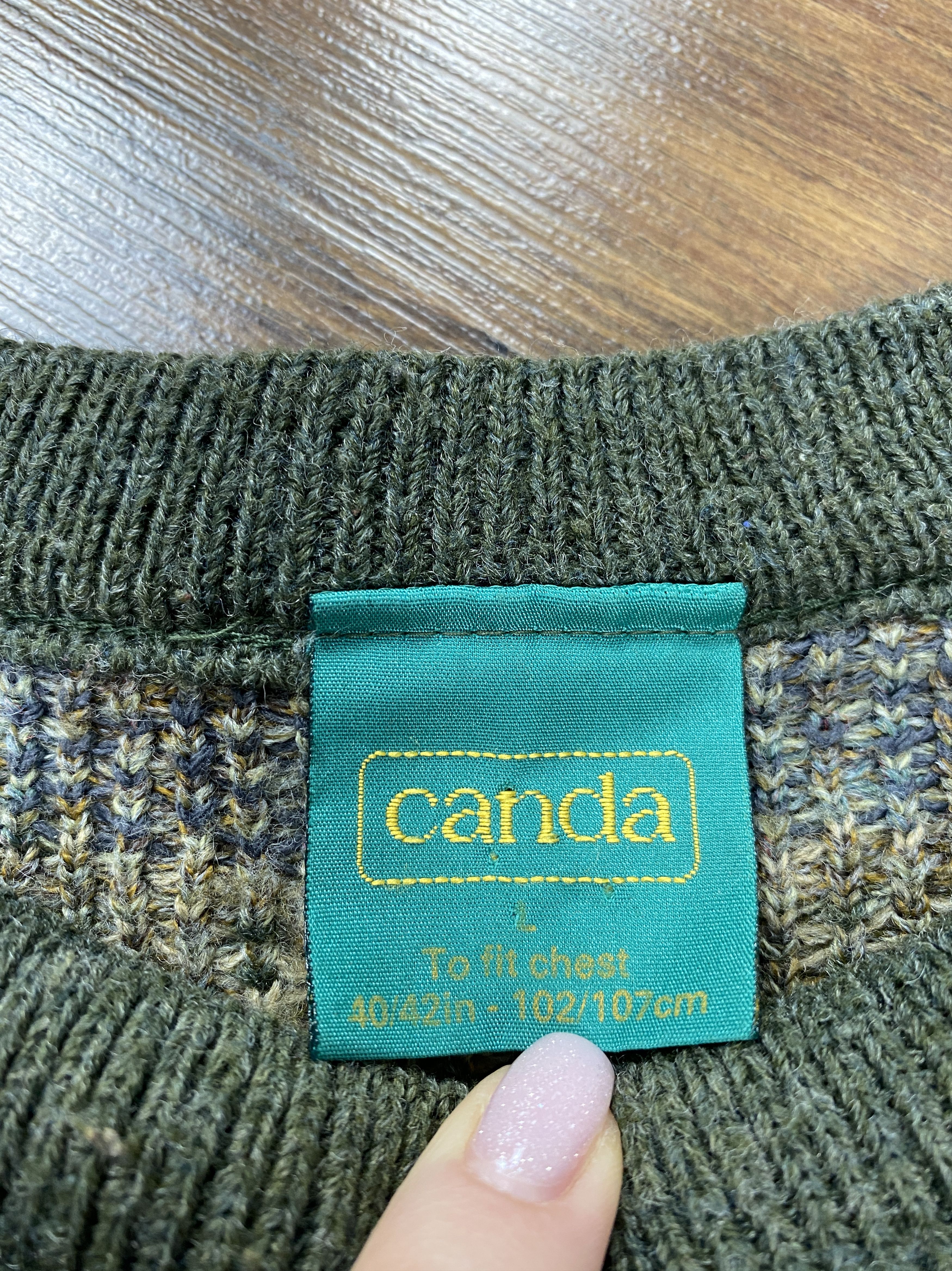 Vintage Vintage knit grandpa sweater golf Size US L / EU 52-54 / 3 - 4 Thumbnail