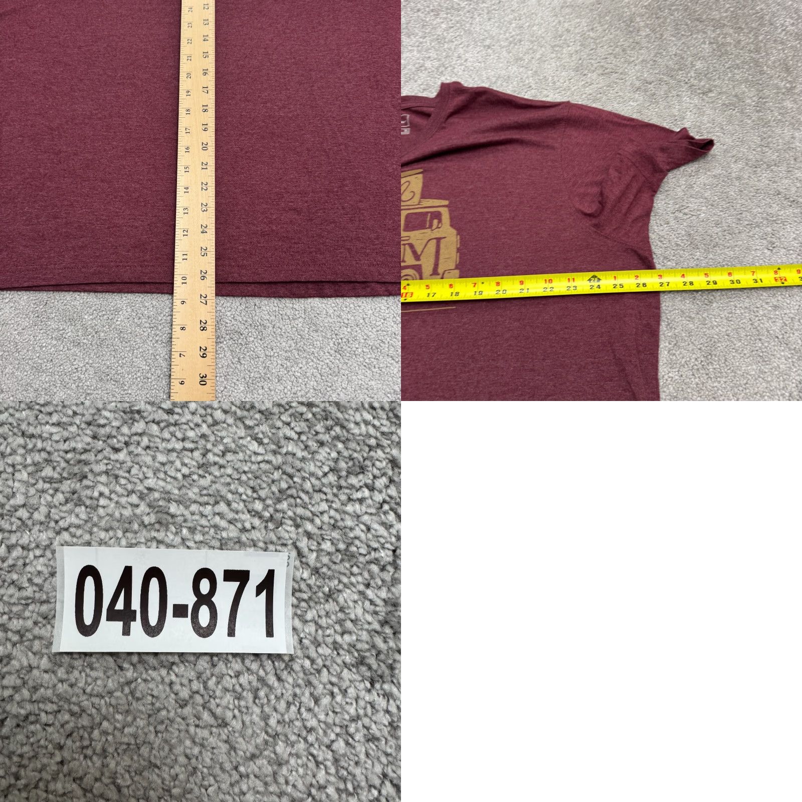 Tommy Bahama VINTAGE Eddie Bauer Born To Roam Graphic T-Shirt Mens XL Maroon Camper Van Crew Neck Tee Size US L / EU 52-54 / 3 - 8 Thumbnail