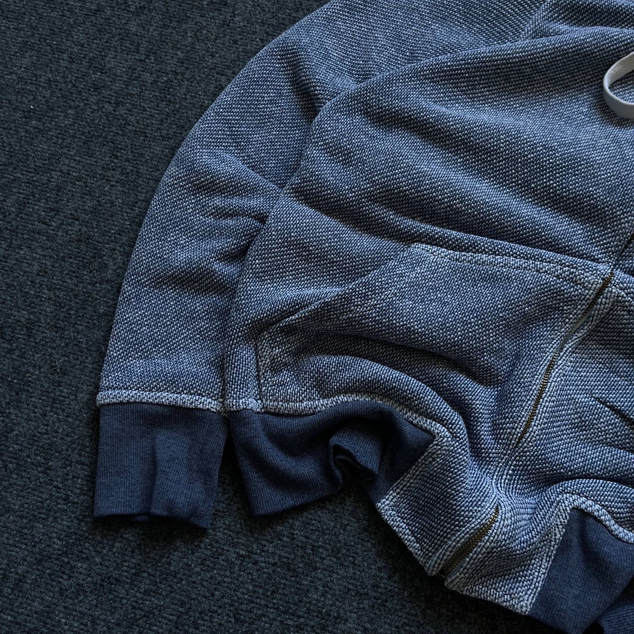 Urban Pipeline VTG Knit Zip Hoodie Piping Hot Size M Dark Blue Y2K 00s USA Size US M / EU 48-50 / 2 - 7 Thumbnail