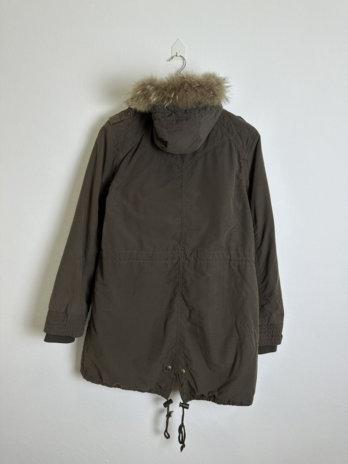Le Grande Bleu (L.G.B.) 00’s Sorridere Multiple Pocket Fur Hoodie Parachute Jacket Size US M / EU 48-50 / 2 - 3 Thumbnail