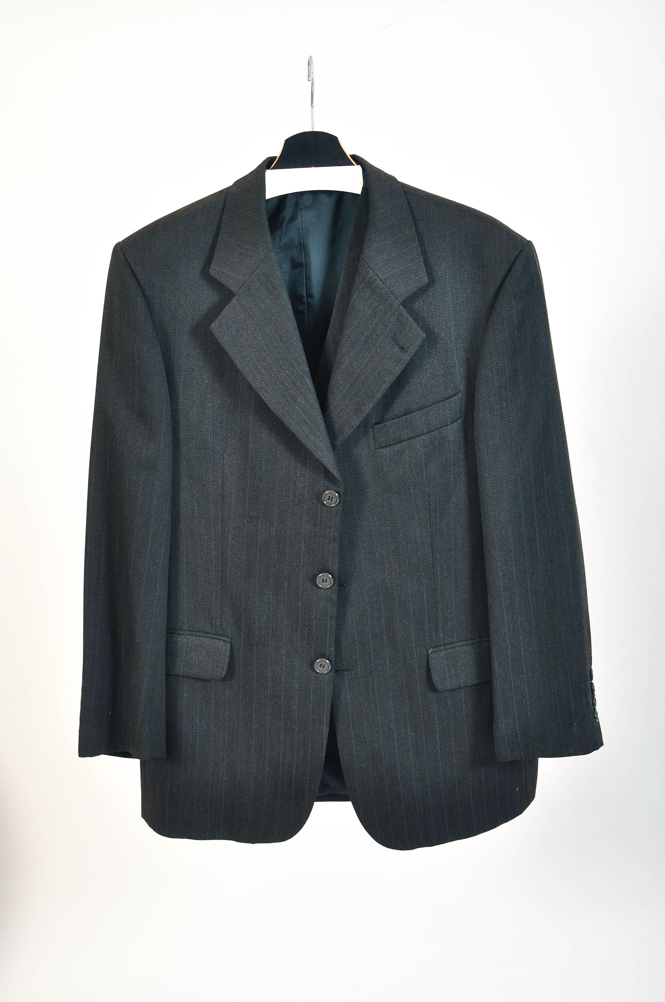 Other Vintage 90s dark grey suit Size 44S - 3 Thumbnail