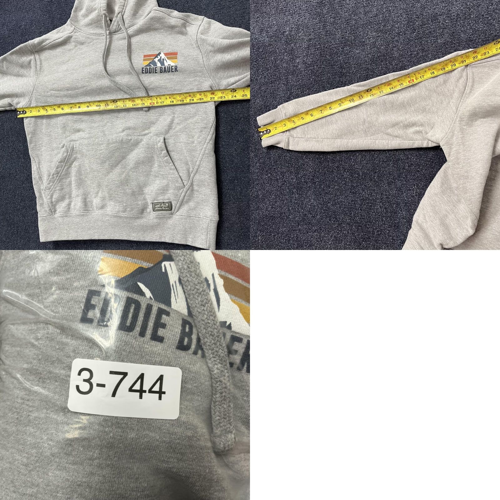 Eddie Bauer Eddie Bauer Hoodie Mens M Gray Fleece Mountain Graphic Outdoor Sweatshirt Size US M / EU 48-50 / 2 - 8 Thumbnail