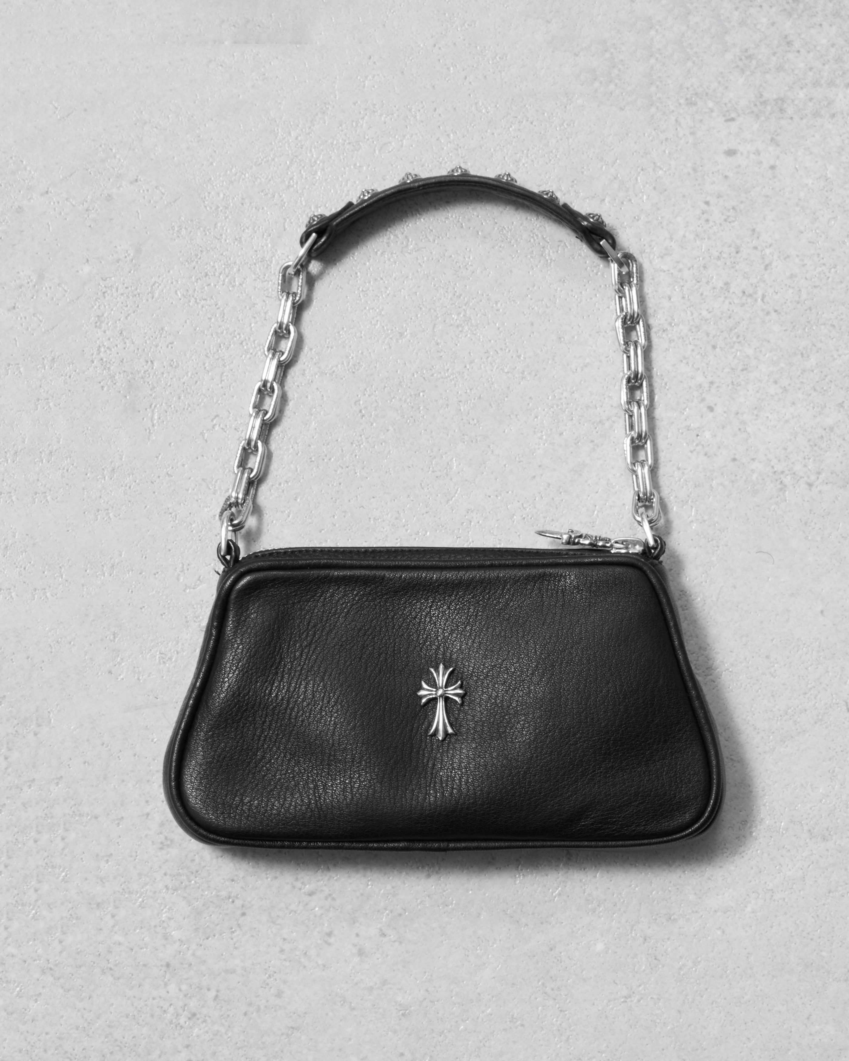 Chrome Hearts CHROME HEARTS Pulp Cross Link Chain Silver Medium Bag Size ONE SIZE - 1 Thumbnail