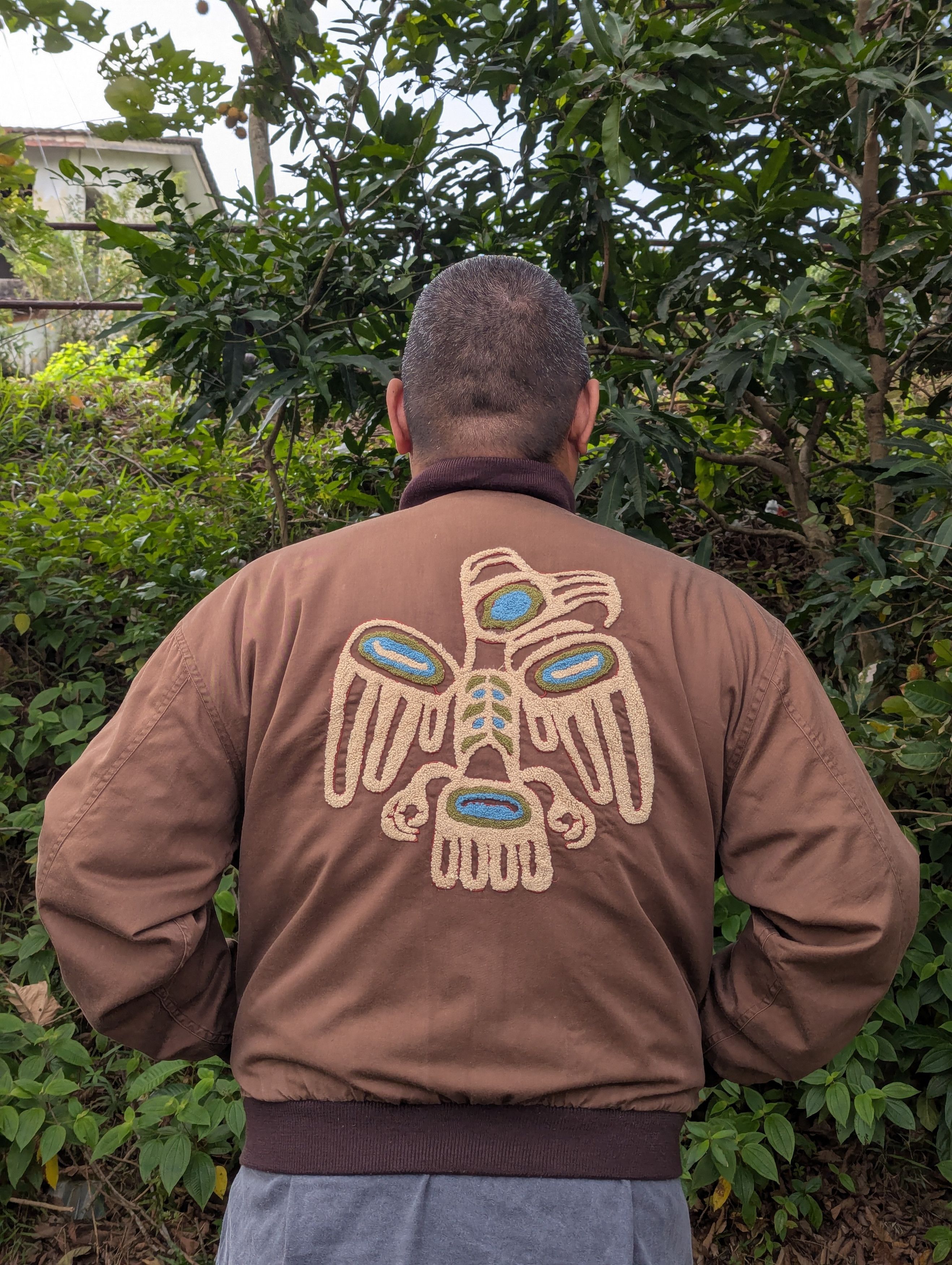 Mr. Junko Mr. Junko Thunderbird Indian Native American Bomber Jacket Size US L / EU 52-54 / 3 - 1 Thumbnail