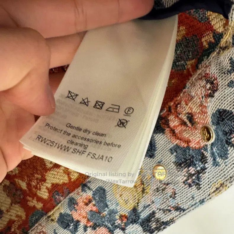 Louis Vuitton Louis Vuitton 25 floral cropped denim jacket Size XS / US 0-2 / IT 36-38 - 4 Thumbnail