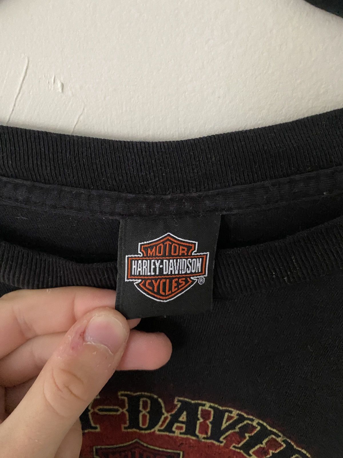 Harley Davidson 2000s Harley-Davidson Long Sleeve Tee – Vintage Size US L / EU 52-54 / 3 - 3 Thumbnail