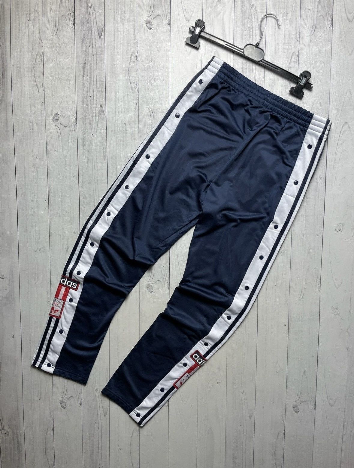 Vintage Vintage Adibreak pants rare navy size S/M Size US 32 / EU 48 - 1 Thumbnail