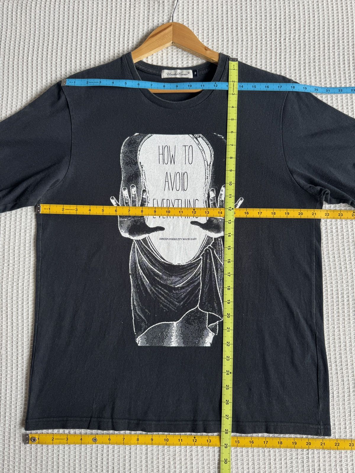 Undercover Last Drop🔥Undercover How To Avoid Everything ERD GRUNGE TEE Size US L / EU 52-54 / 3 - 7 Thumbnail