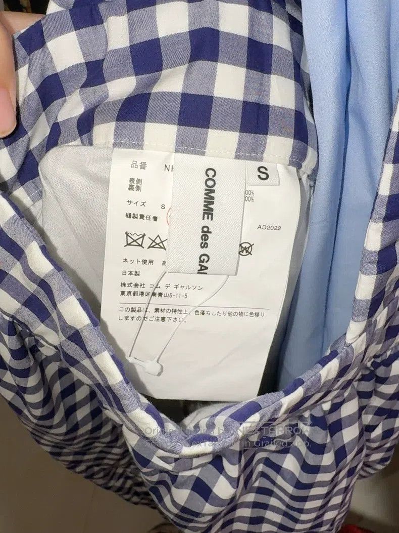 Comme des Garcons Comme Des Garcons size S Cotton checkered overalls with ba Size 23" - 4 Thumbnail
