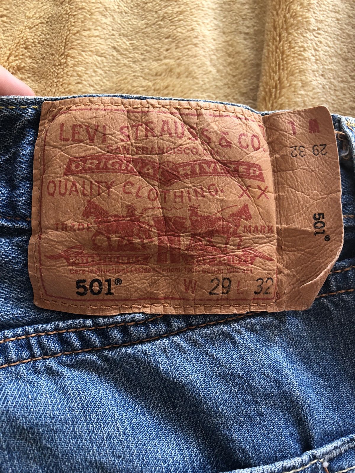 Levi's × Vintage LEVI’S 501 DENIM VINTAGE JEANS PANTS Size US 29 - 3 Thumbnail